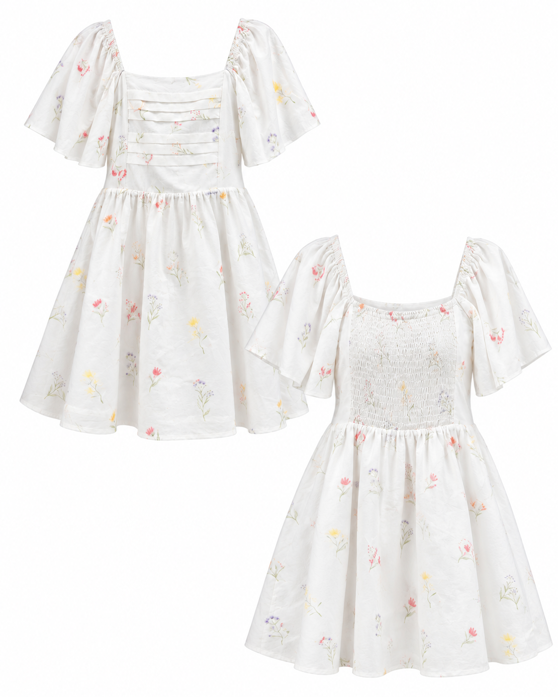 [POOPA EXCLUSIVE | PREORDER] The Mad Theories Elfee Floral Linen Short Dress