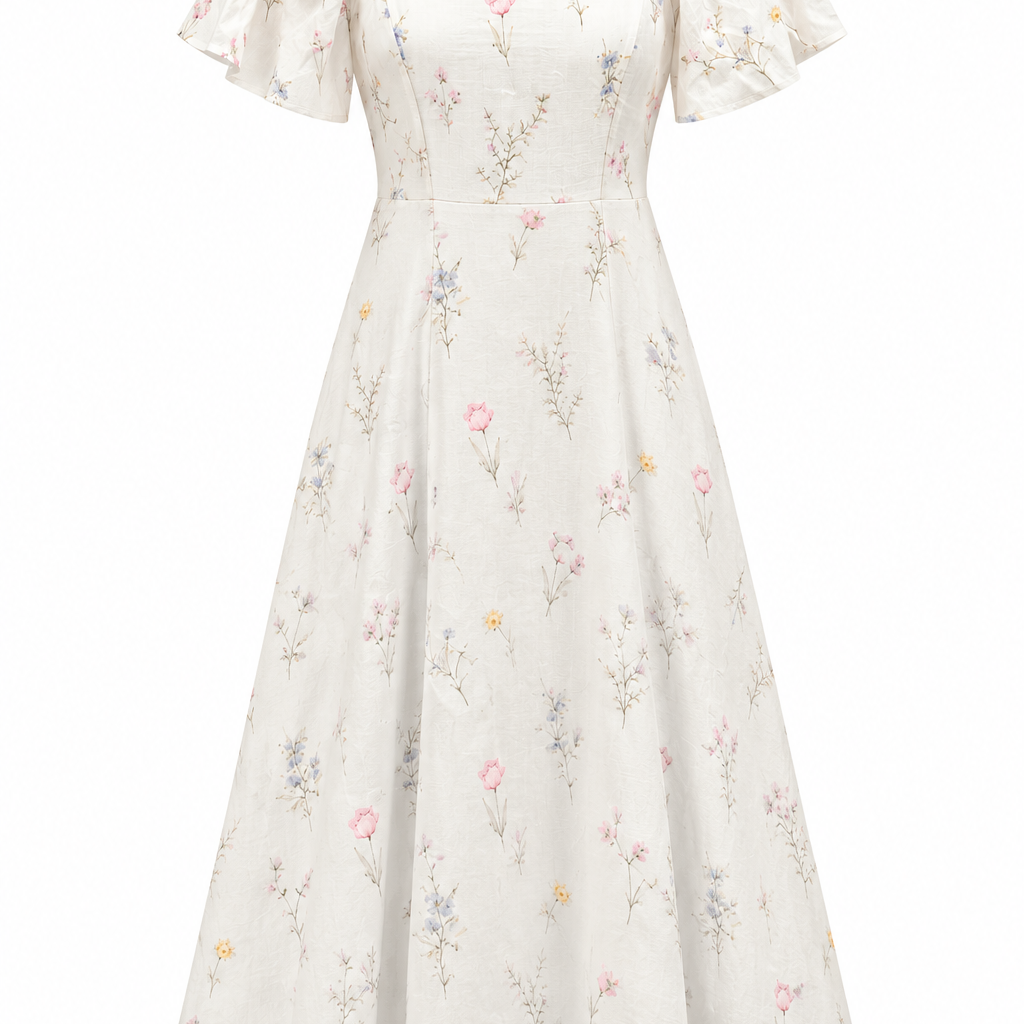 [NEW] The Mad Theories Eliza Linen Scoop Neck Dress