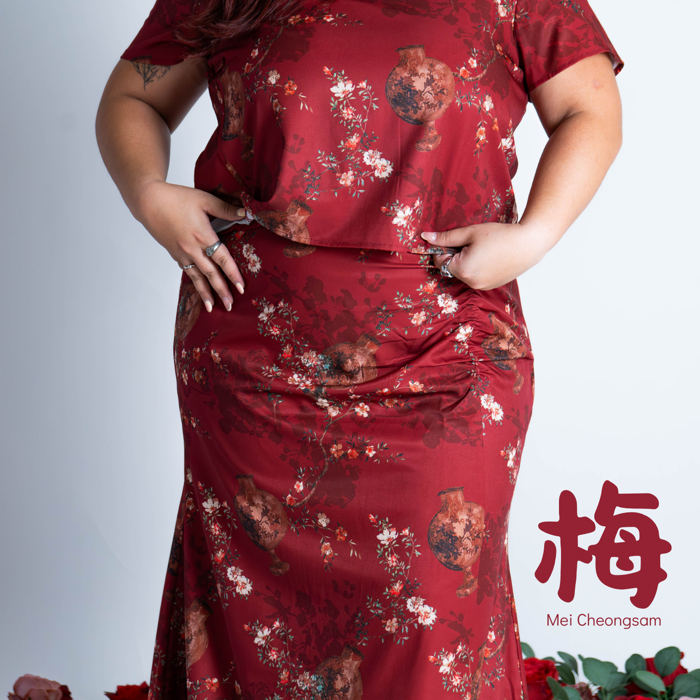 The Mad Theories Mei Cheongsam Co-ord