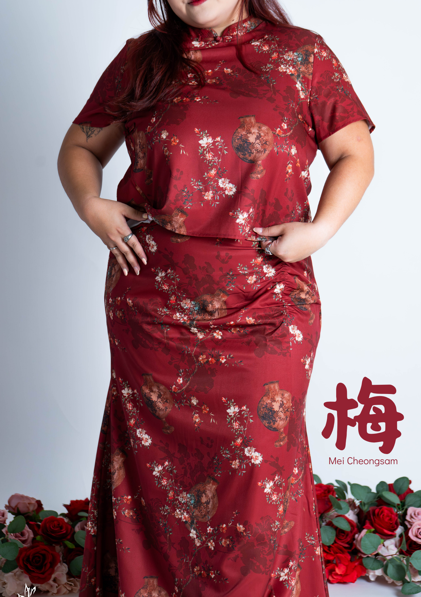 The Mad Theories Mei Cheongsam Co-ord