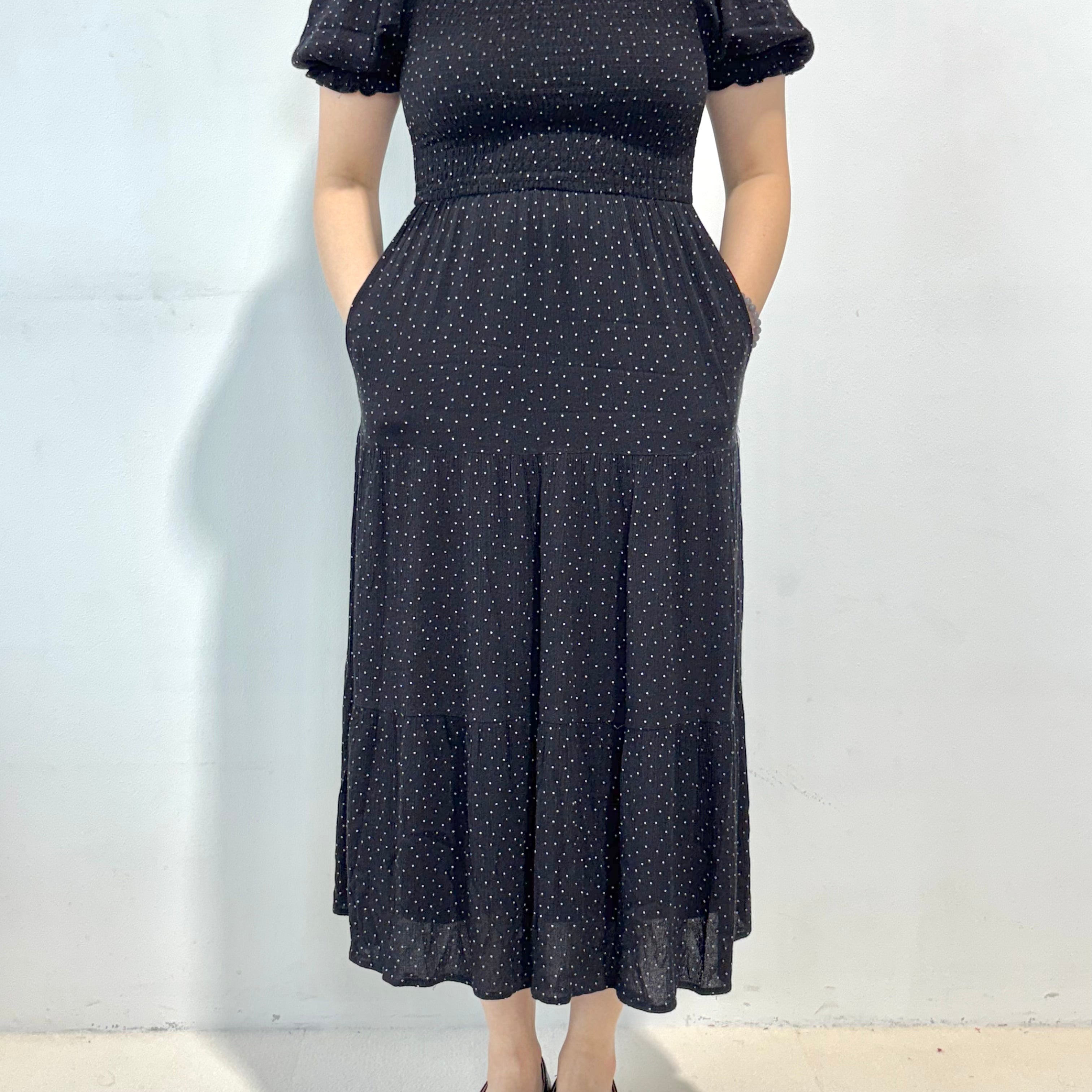 The Mad Theories Ethel Smocked Polka Dot Dress
