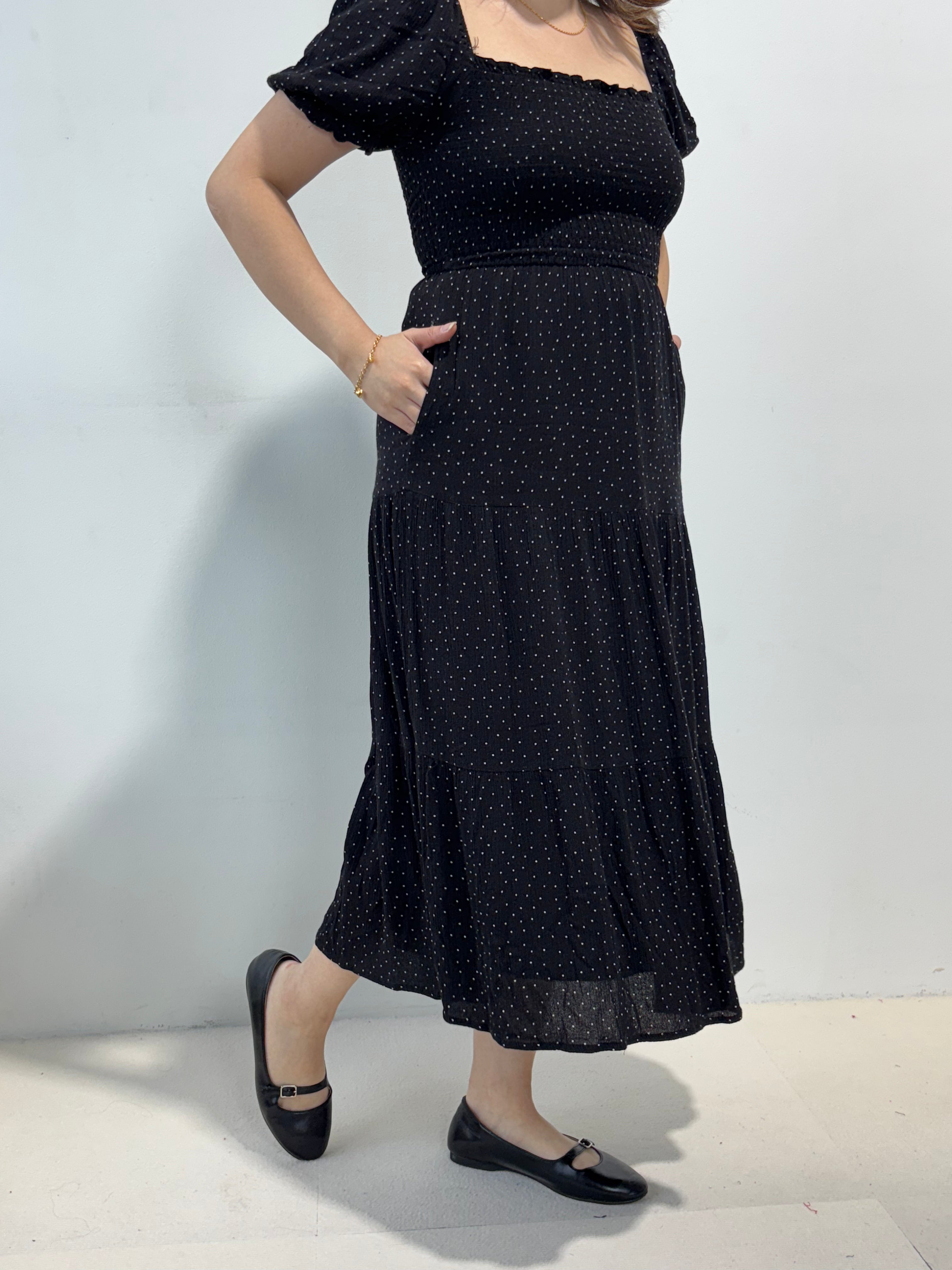 The Mad Theories Ethel Smocked Polka Dot Dress