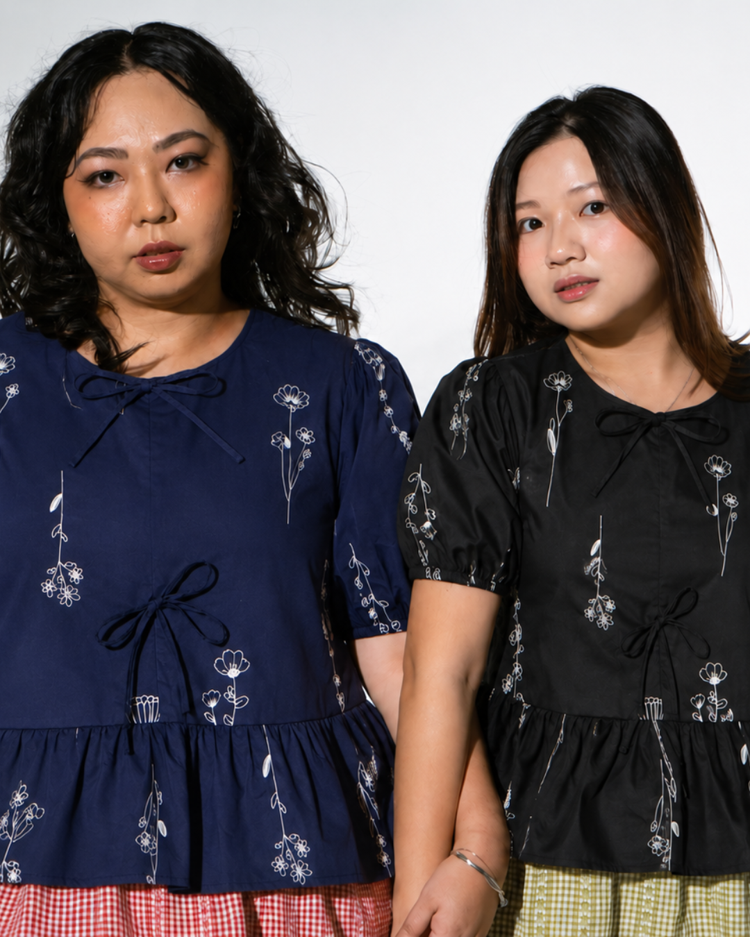 [PREORDER] Bundle of 2 The Mad Theories Victoria Embroidered Babydoll Blouse 2.0