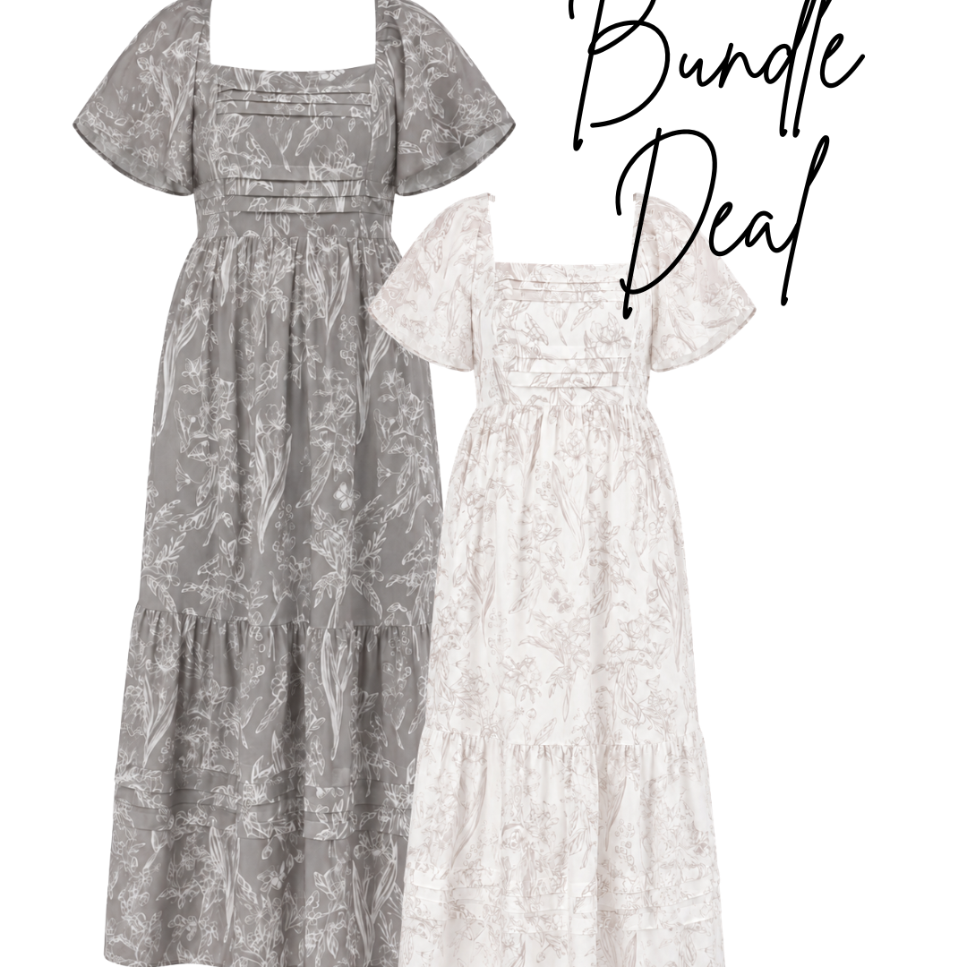 [BUNDLE OF 2] The Mad Theories Elfee 3.0 Pleated Porcelain Dress