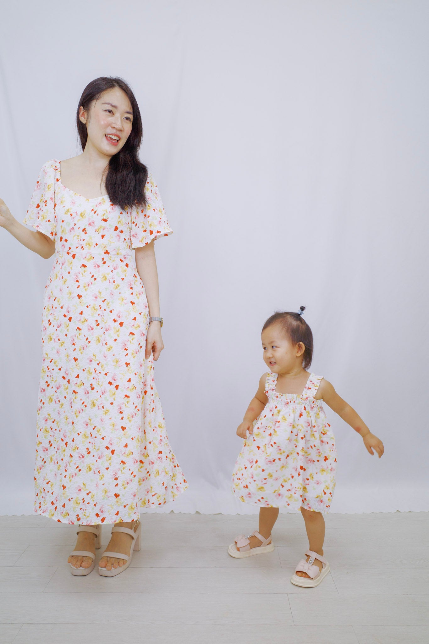 The Mad Theories Franchesca Baby Floral Dress (Baby Daughter Set)