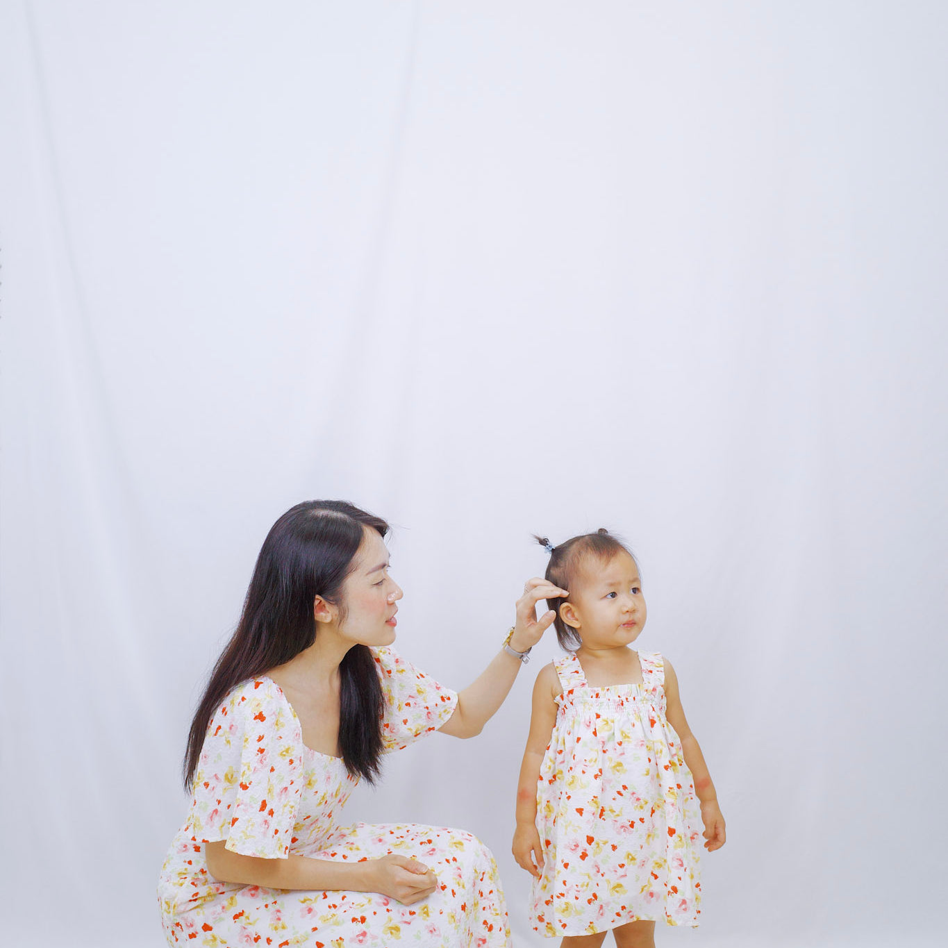 The Mad Theories Franchesca Baby Floral Dress (Baby Daughter Set)