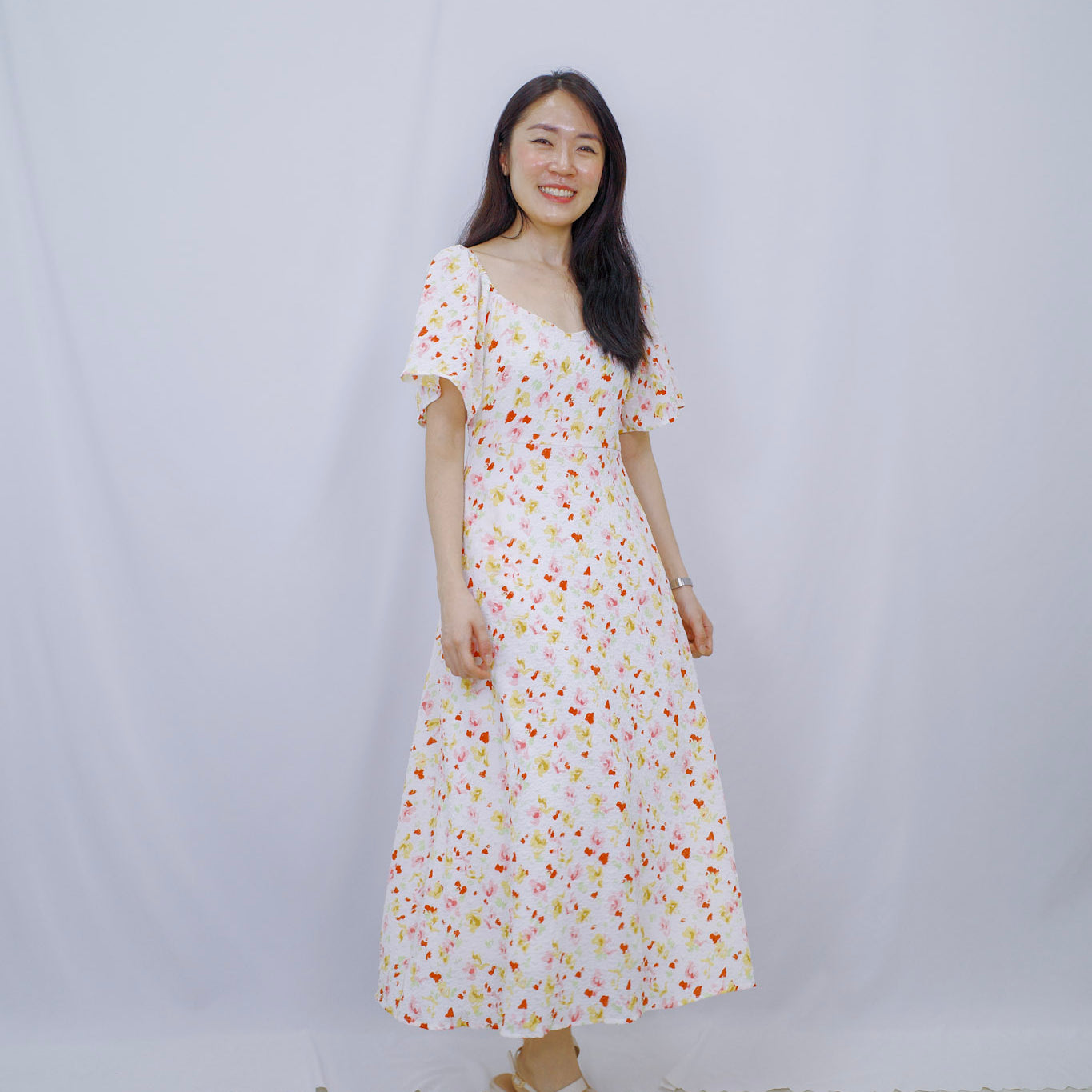 The Mad Theories Franchesca A-line Floral Dress (Mummy)