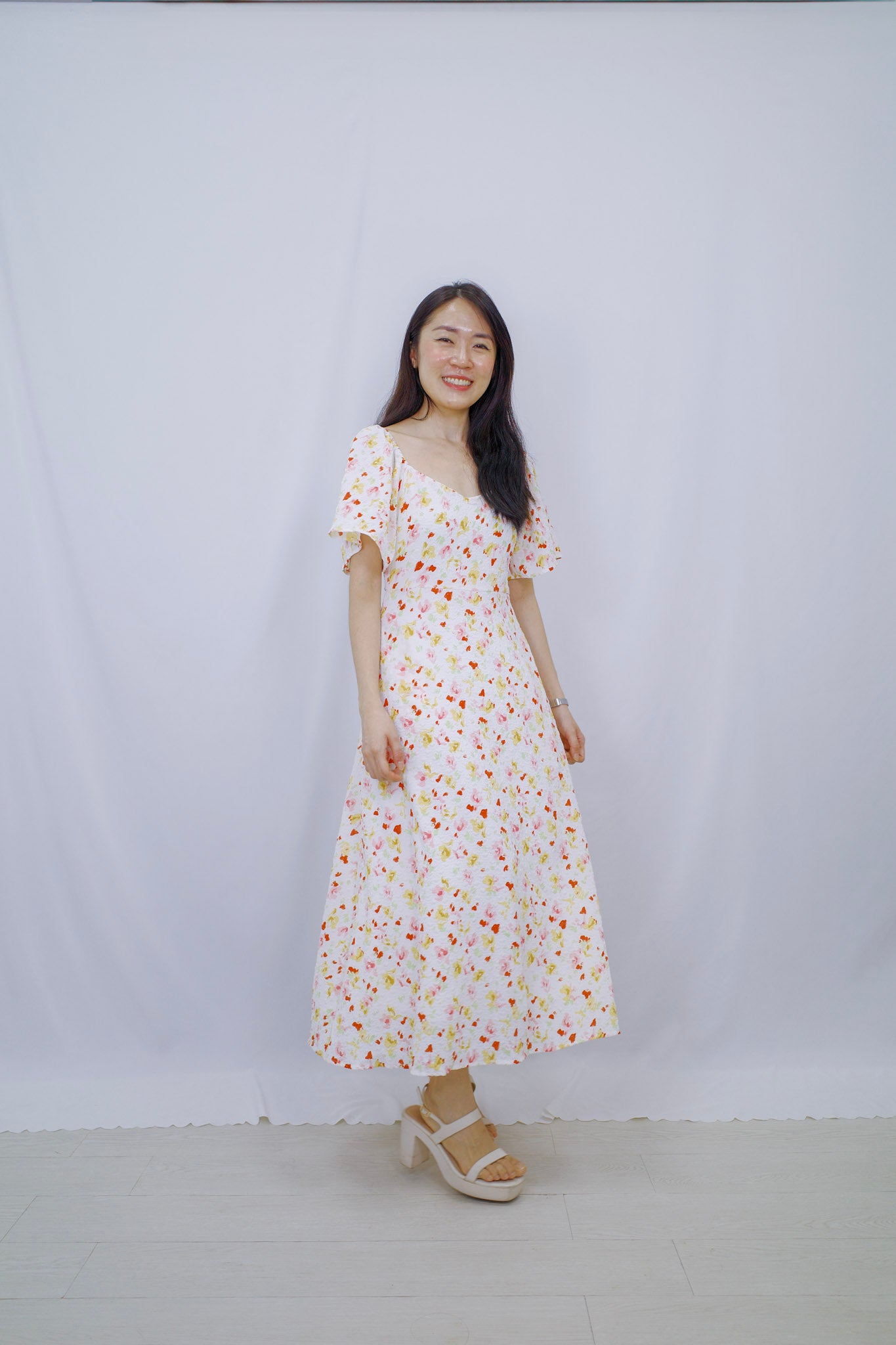 The Mad Theories Franchesca A-line Floral Dress (Mummy)