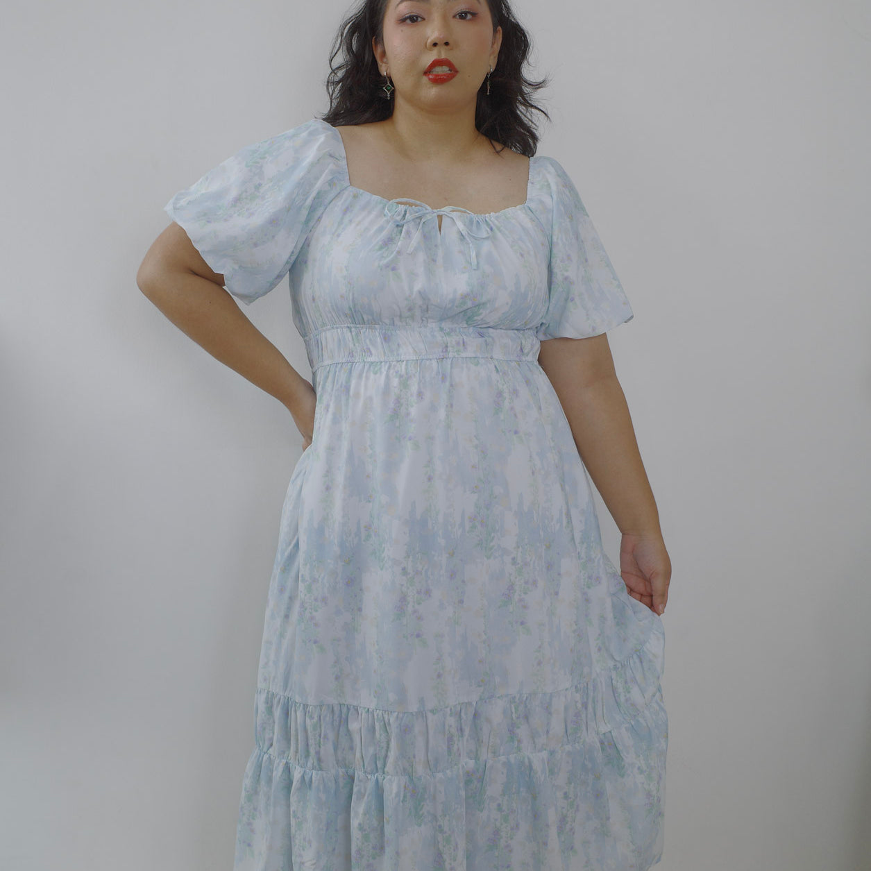 The Mad Theories Erica Floral Midi Dress (Long)