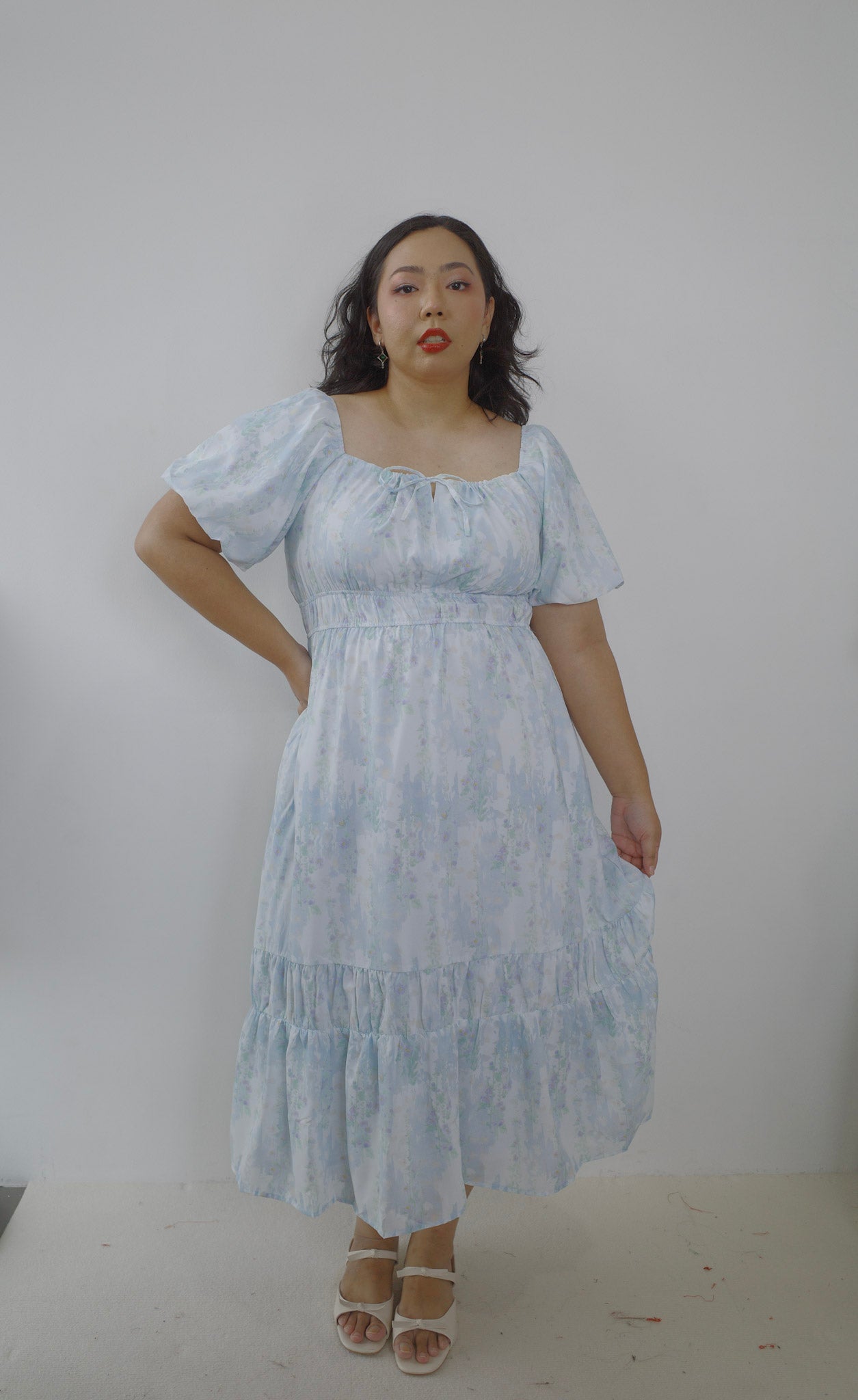 The Mad Theories Erica Floral Midi Dress (Long)