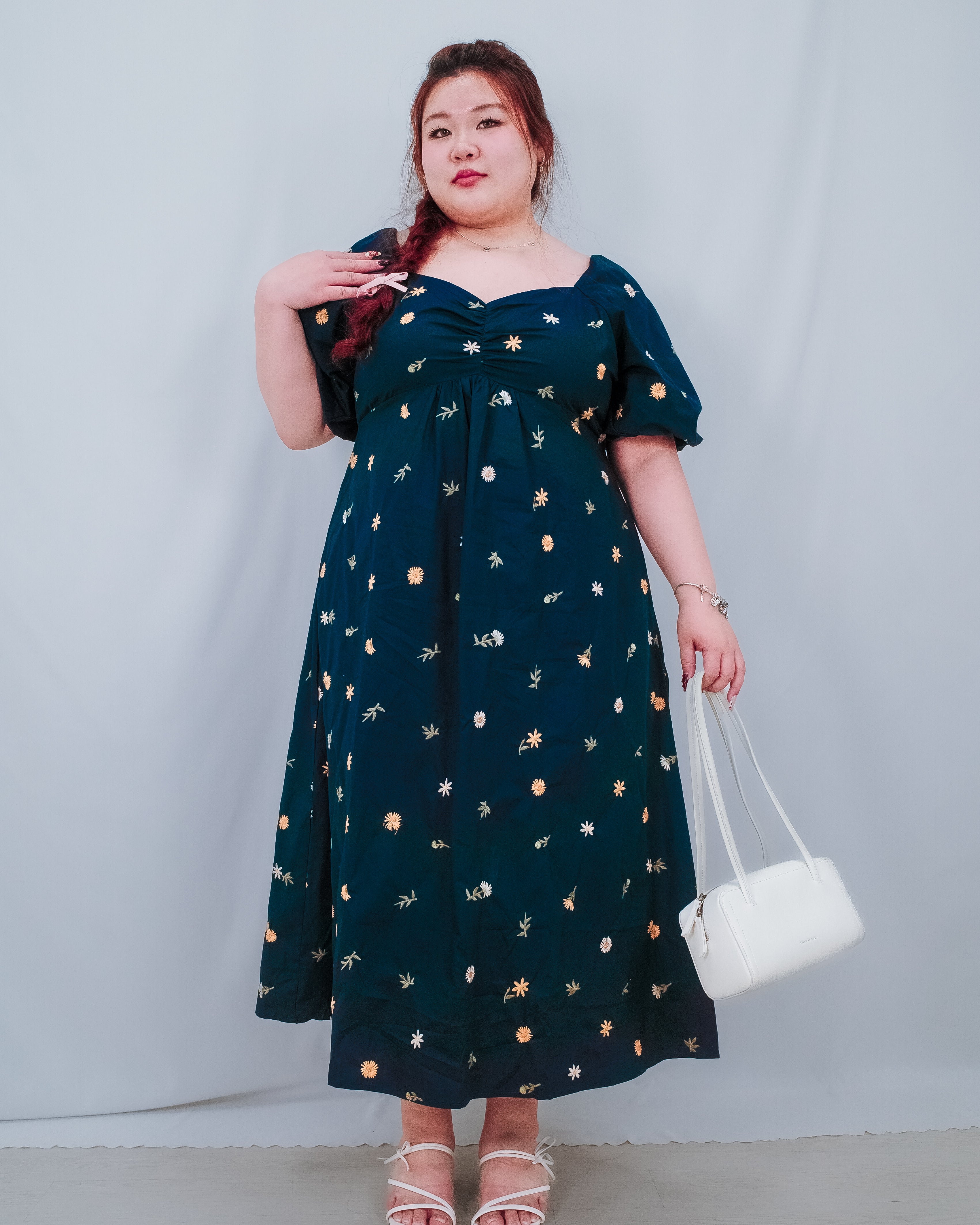 The Mad Theories Trish 2.0 Dress (Navy Blue, Sage Green, White)