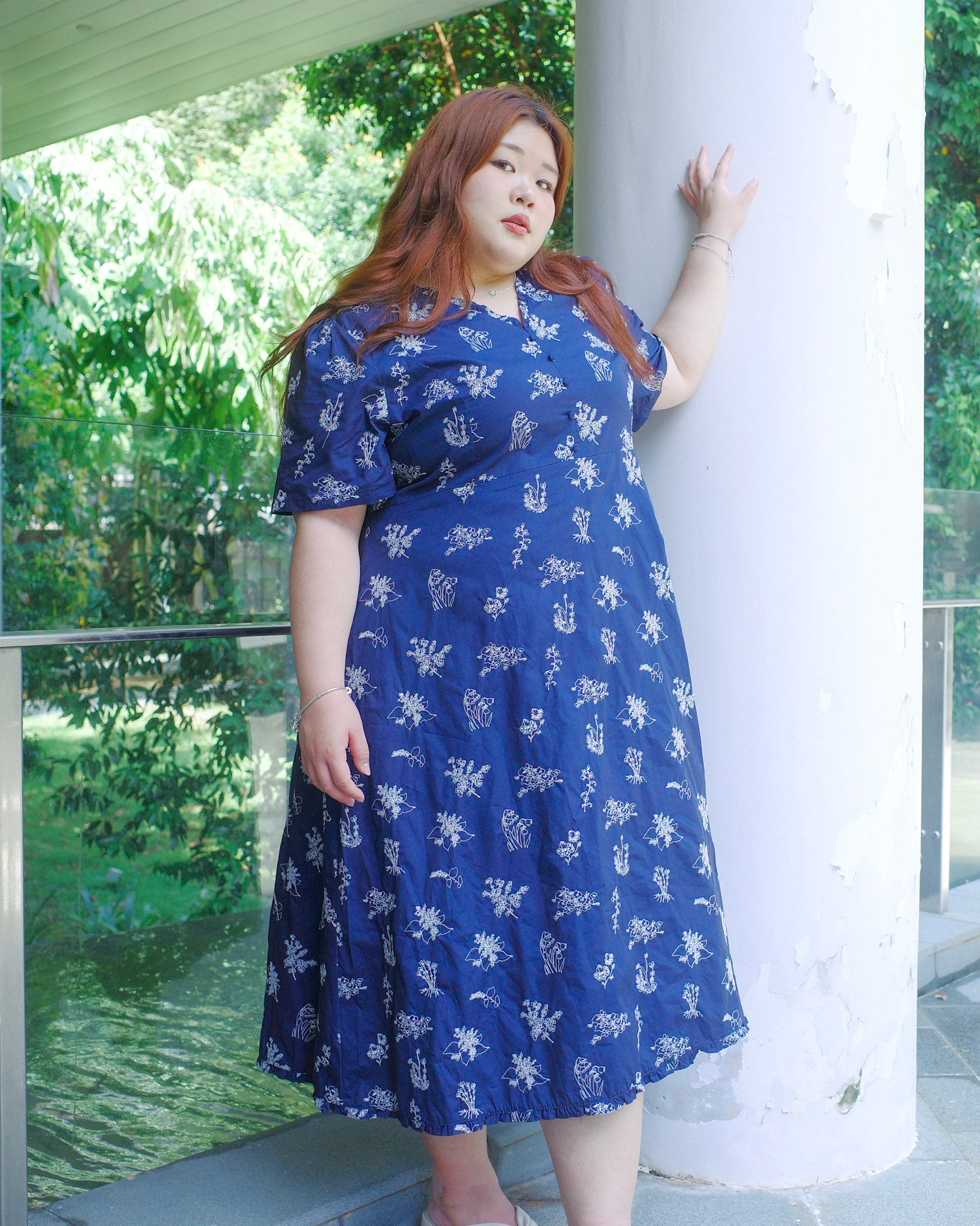 The Mad Theories Victoria Embroidered Porcelain Dress
