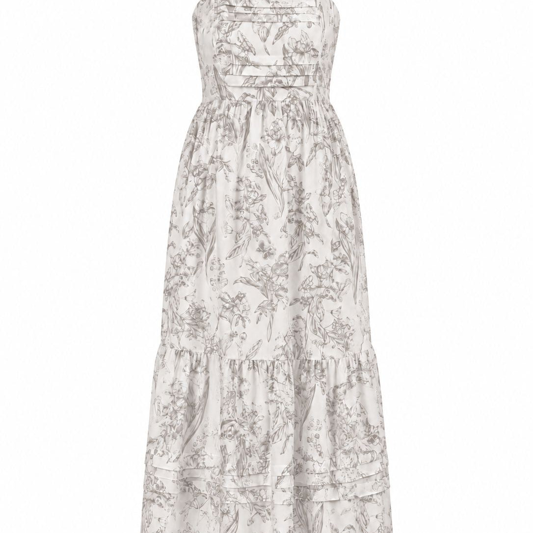 [POOPA EXCLUSIVE | PREORDER] The Mad Theories Elfee 3.0 Sleeveless Pleated Porcelain Dress