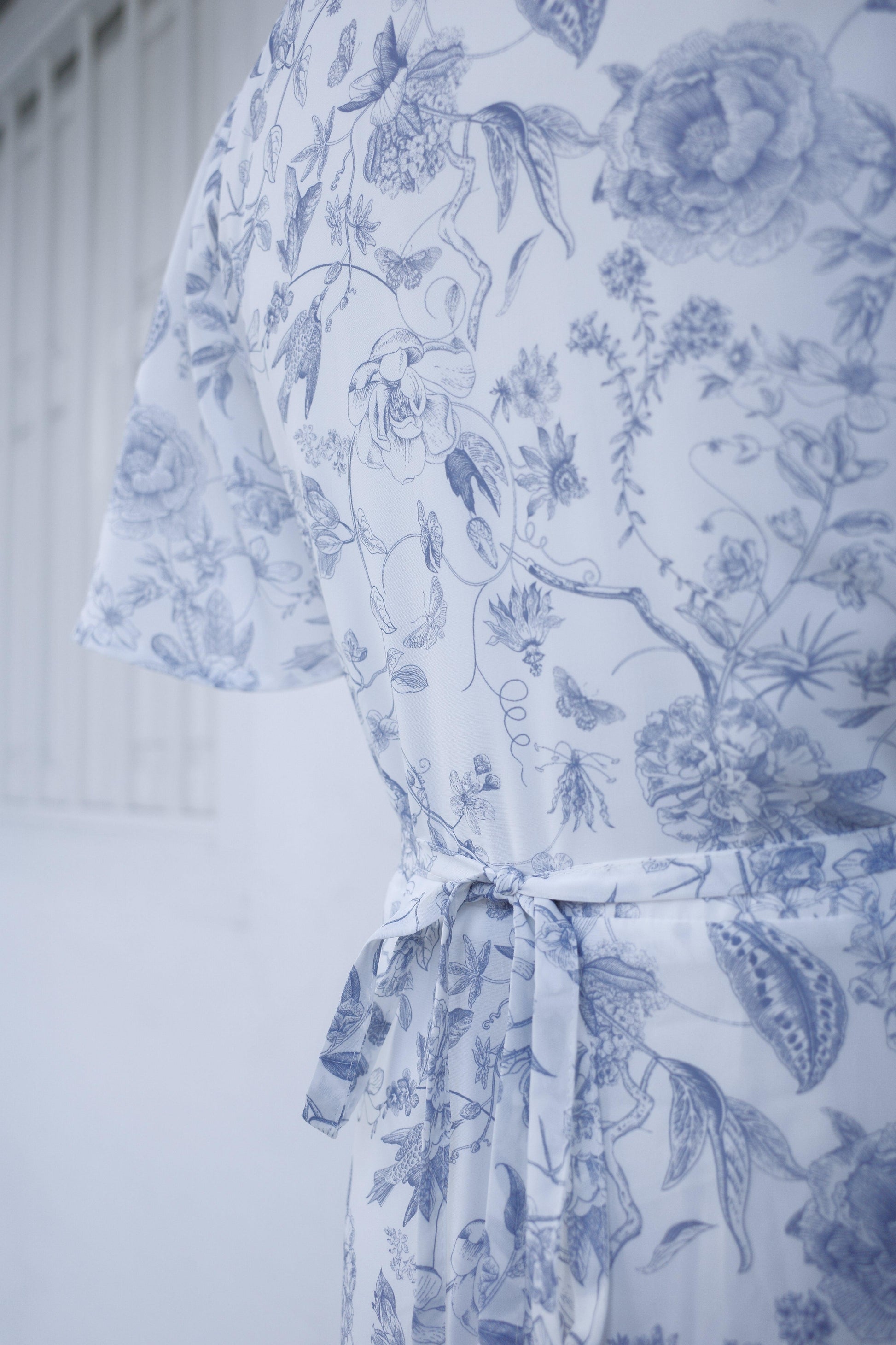 Callie Flutter Sleeve Wrap Dress - TMTSG - www.themadtheories.com