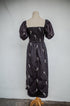 Georgia Embroidered Dress (Black & Cream) - TMTSG - www.themadtheories.com