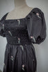 Georgia Embroidered Dress (Black & Cream) - TMTSG - www.themadtheories.com
