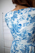 Indy Porcelain Midi-Dress (Blue) - TMTSG - www.themadtheories.com