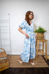 Indy Porcelain Midi-Dress (Blue) - TMTSG - www.themadtheories.com
