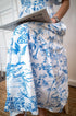 Indy Porcelain Midi-Dress (Blue) - TMTSG - www.themadtheories.com