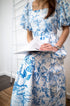 Indy Porcelain Midi-Dress (Blue) - TMTSG - www.themadtheories.com