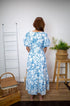 Indy Porcelain Midi-Dress (Blue) - TMTSG - www.themadtheories.com