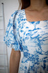Indy Porcelain Midi-Dress (Blue) - TMTSG - www.themadtheories.com