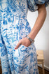 Indy Porcelain Midi-Dress (Blue) - TMTSG - www.themadtheories.com
