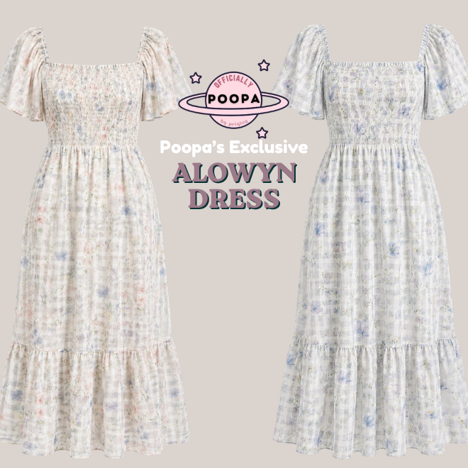 Poopa Exclusive The Mad Theories Alowyn Floral Smocked Dress