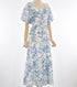Indy Porcelain Midi-Dress (Blue) - TMTSG - www.themadtheories.com